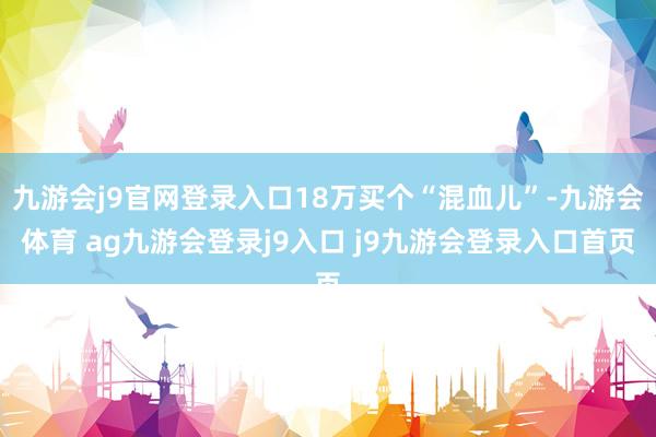 九游会j9官网登录入口18万买个“混血儿”-九游会体育 ag九游会登录j9入口 j9九游会登录入口首页